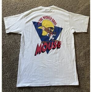 Acme Clothing Vtg 1991 Speedy Gonzales Warner Bros Advertising Shirt Sz L RARE